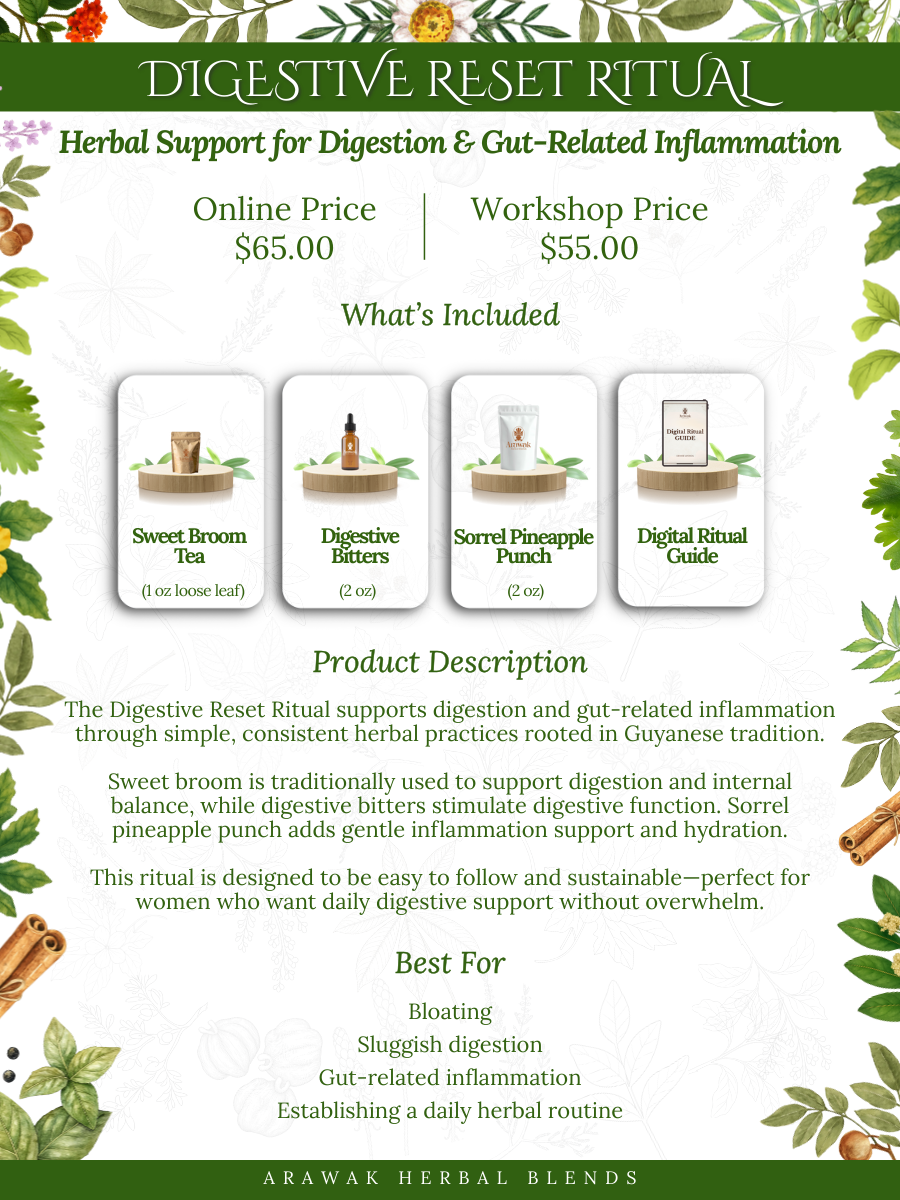 Digestive Reset Ritual | Herbal Support for Digestion & Inflammation