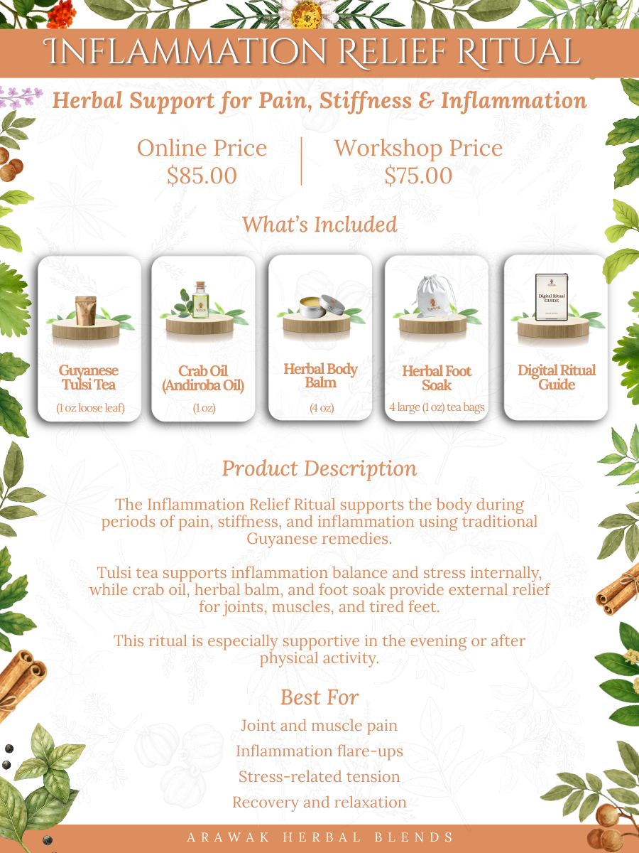 Inflammation Relief Ritual | Herbal Support for Joint & Muscle Pain