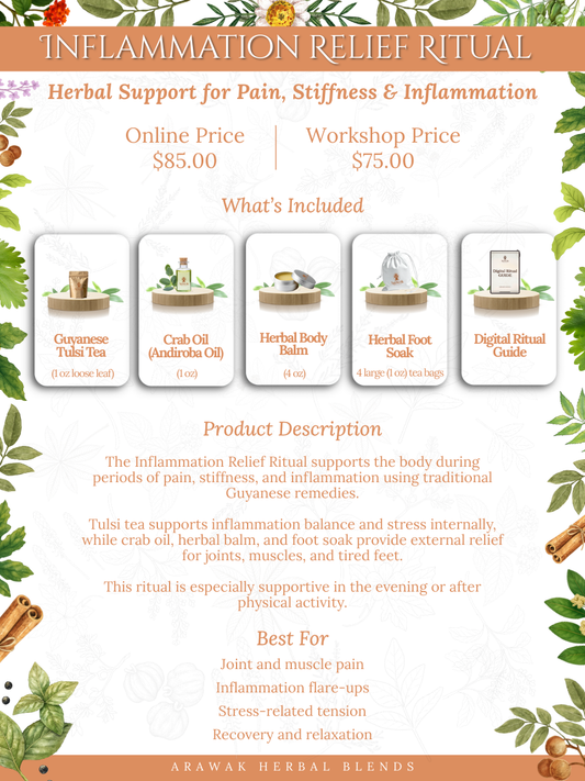 Inflammation Relief Ritual | Herbal Support for Joint & Muscle Pain