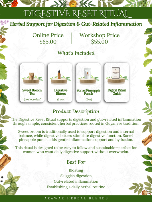 Digestive Reset Ritual | Herbal Support for Digestion & Inflammation