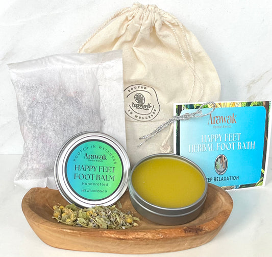 Happy Feet Herbal Foot Soak and Foot Balm